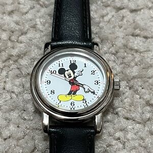 Disney Mickey Mouse Watch with Black Strap